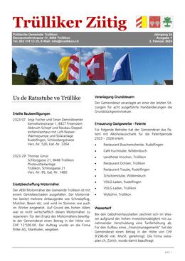 2024_1 Trülliker Ziitig 2024/1