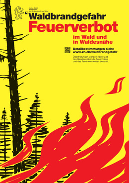 Plakat Feuerverbot Feuerverbot