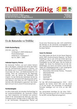 2023_6 Trülliker Ziitig 2023/6