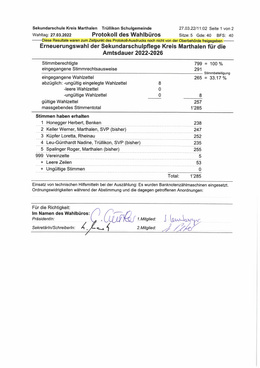2022_Sekundarschulpflege Erneuerungswahl Sekundarschulpflege Kreis Marthalen für die Amtsdauer 2022-2026
