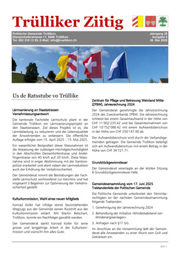 2025_5 Trülliker Ziitig 2025/5
