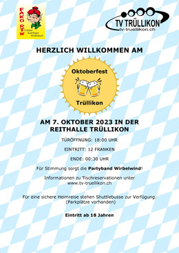 Flyer Oktoberfest 2023 Flyer