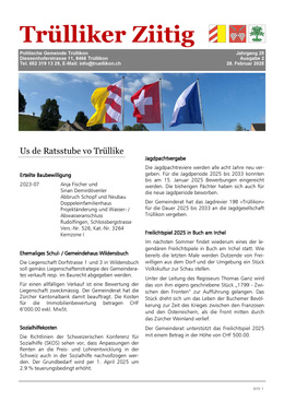 Trülliker Ziitig 2025/2