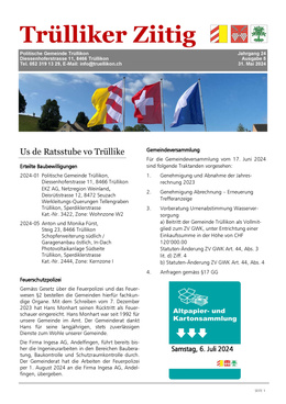 2024_5 Trülliker Ziitig 2024/5
